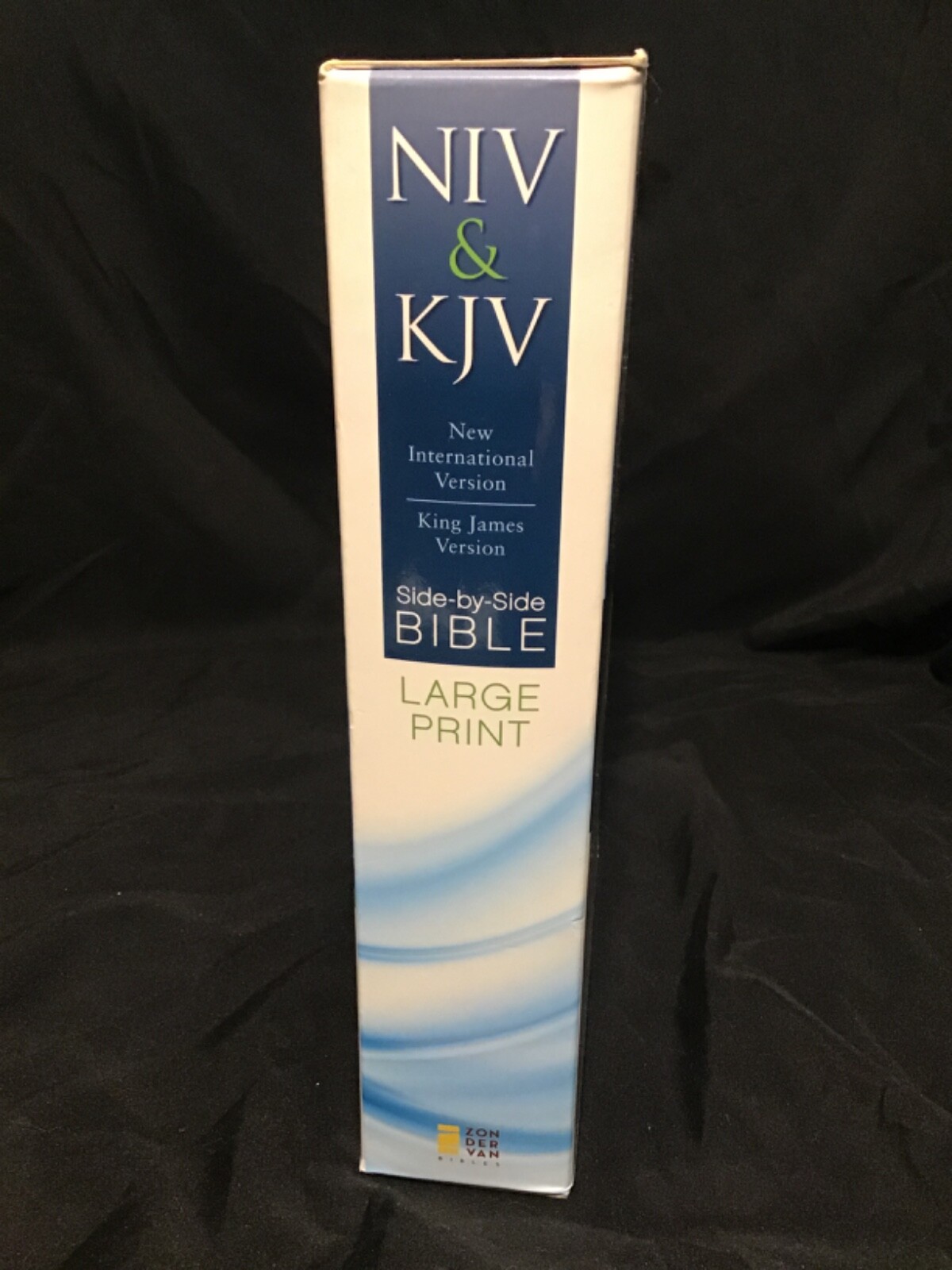NIV & KJV Side-By-Side Bible Large Print Orchid/Chocolate Italian Duo-Tone