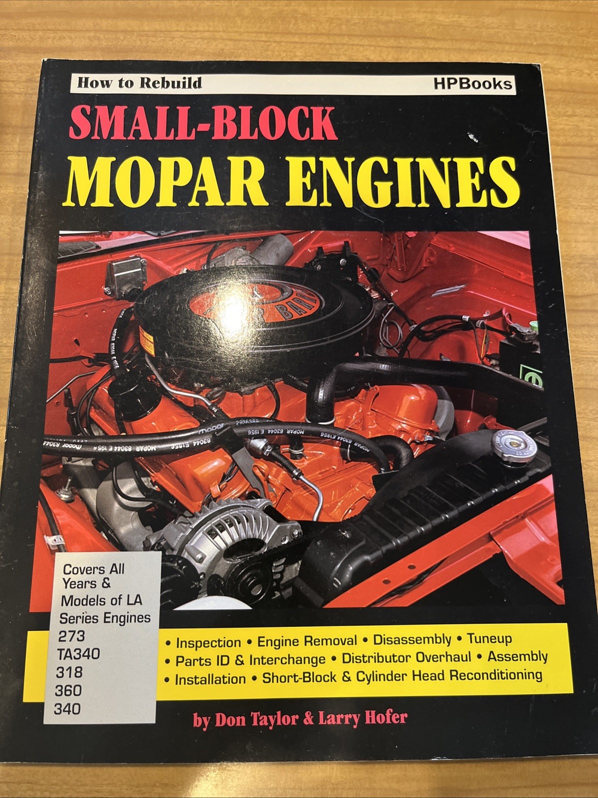 How to Rebuild Small-Block Mopar Engines, Don Taylor, Larry Hofer, PB 1982