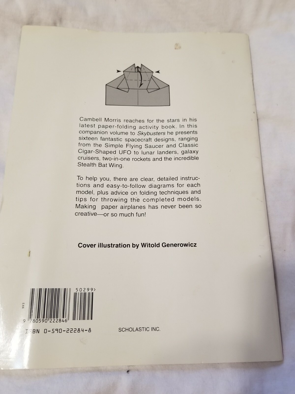 Spacebusters Campbell Morris folding paper airplanes geometric 39 pages