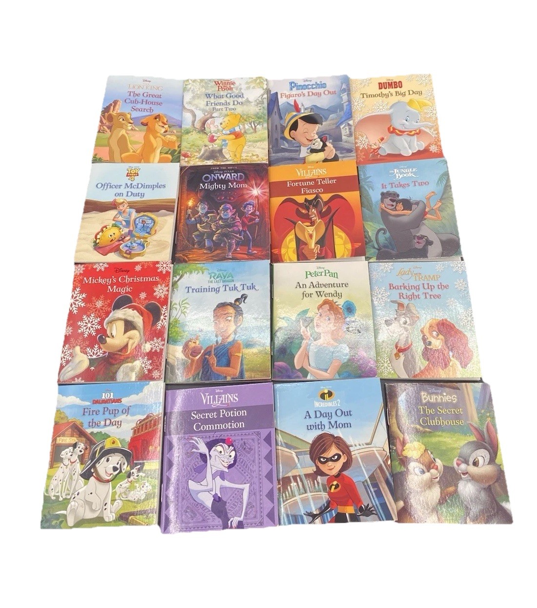 Lot of 16 Disney 3.5” Mini Books Autumn Publishing Dumbo, Toy Story, Mickey +