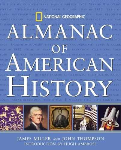 National Geographic Almanac – Hardcover, by Miller James; Thompson – Very Good q
