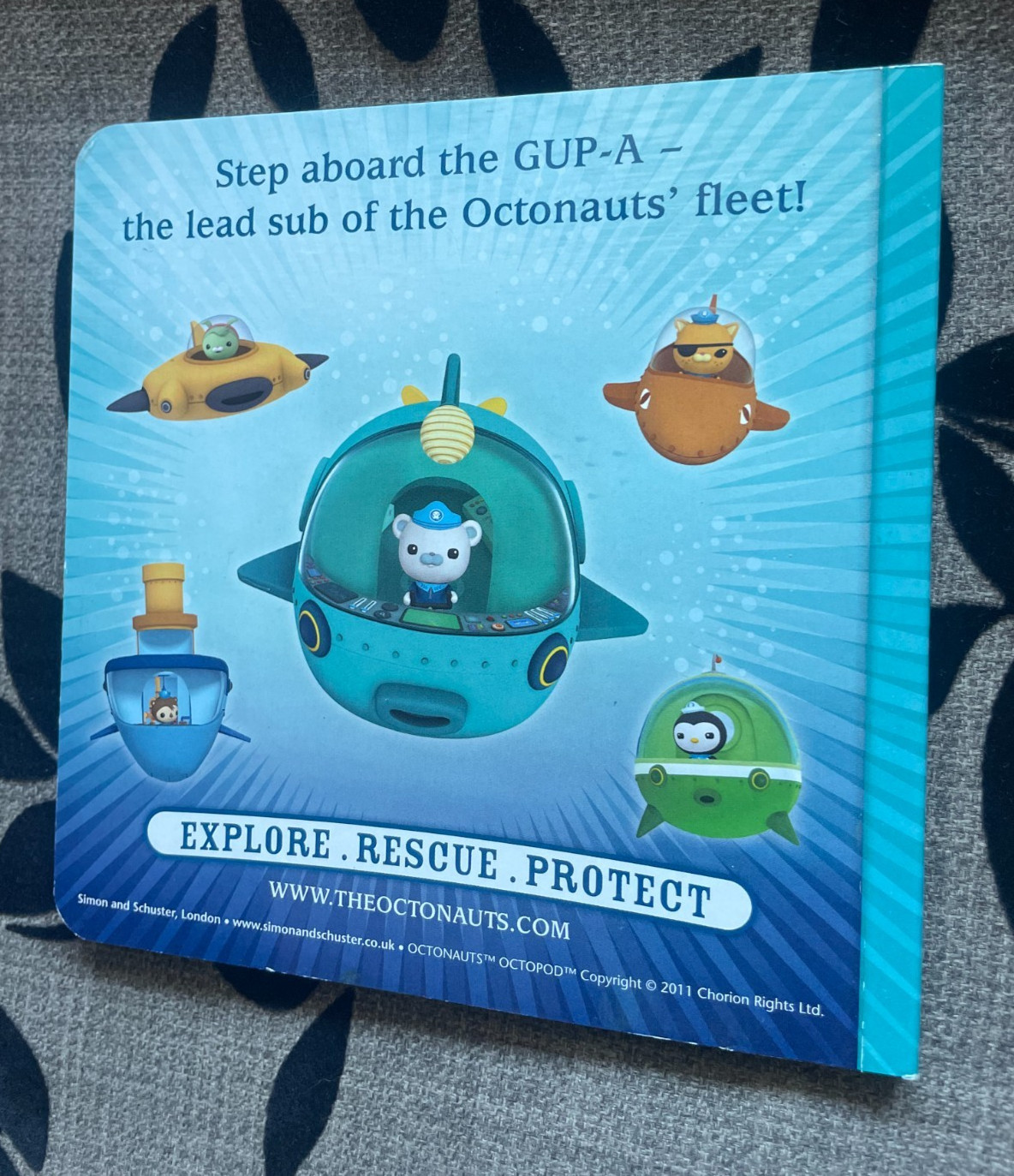 OCTONAUTS. GO GO GUPS! GUP-A. 14 BY 14CM. BOARDED. 2011 – 9780857074546