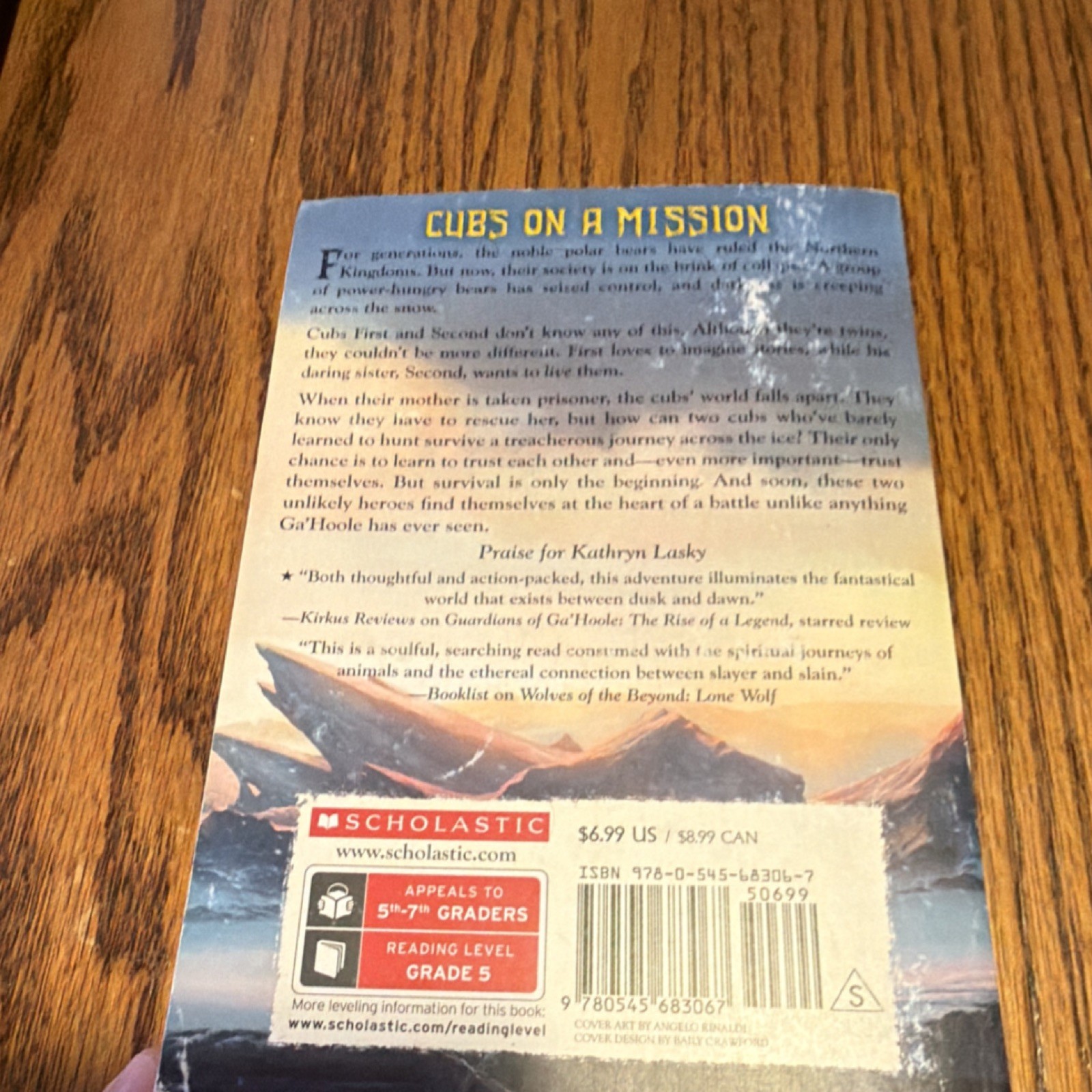 Lot of 3 Kathryn Lasky Scholastic Books – Bears of the Ice, Ga’Hoole PB