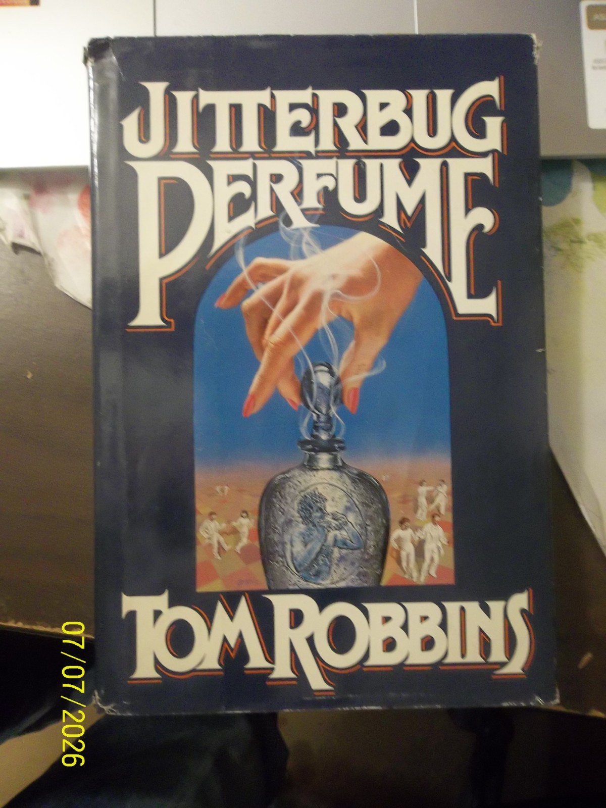 JITTERBUG PERFUME~by TOM ROBBINS~1984 VG/C 1st ED. HARDCOVER BOOK~W/DUST COVER