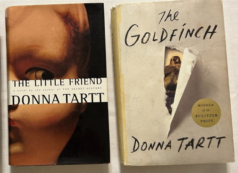 2 Donna Tartt 1st ed hardbacks w/ dust jacket The Little Friend / The Goldfinch