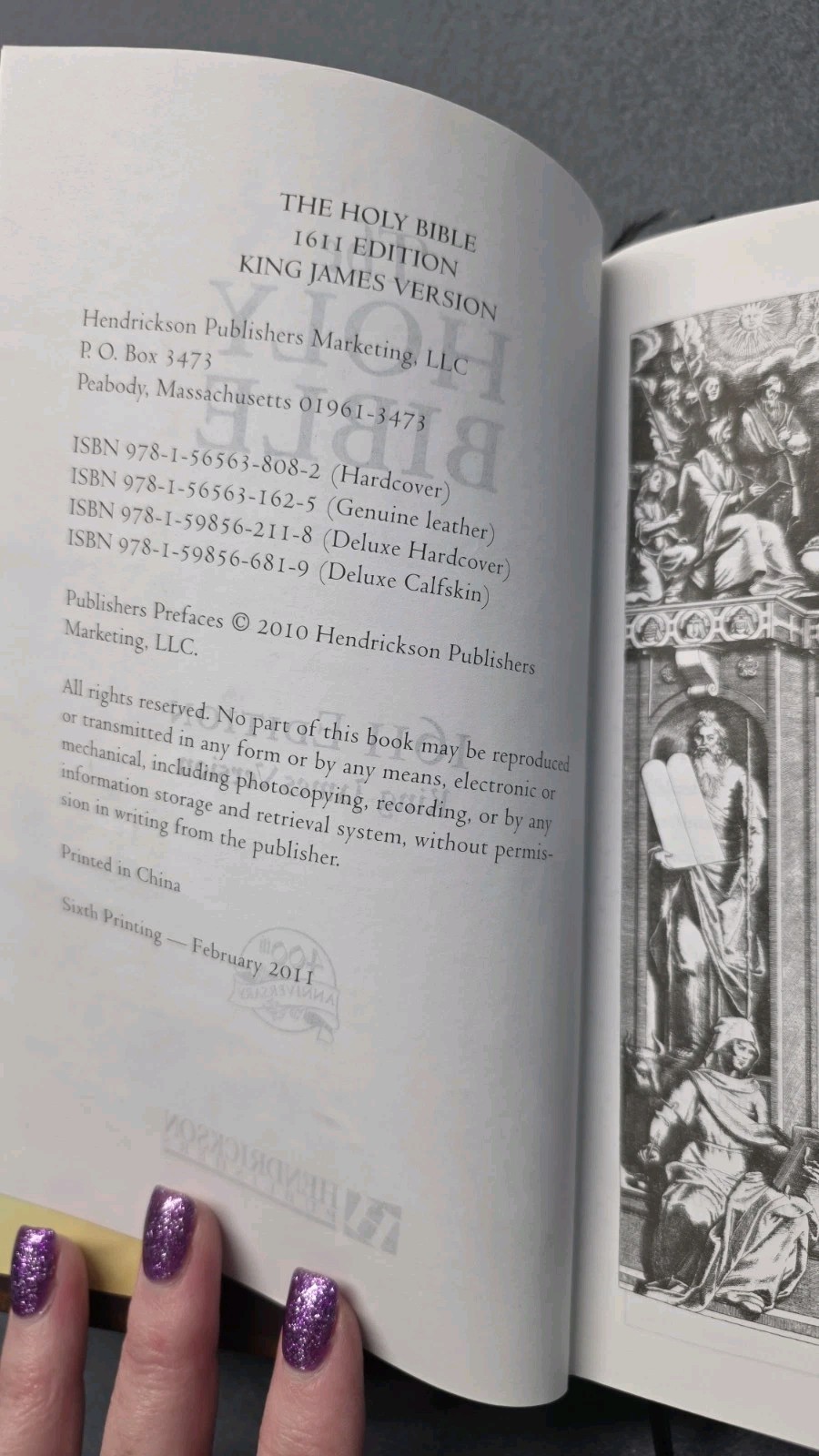 KJV Bible 1611 Edition by Inc. Staff Hendrickson Publishers (2005, Hardcover)