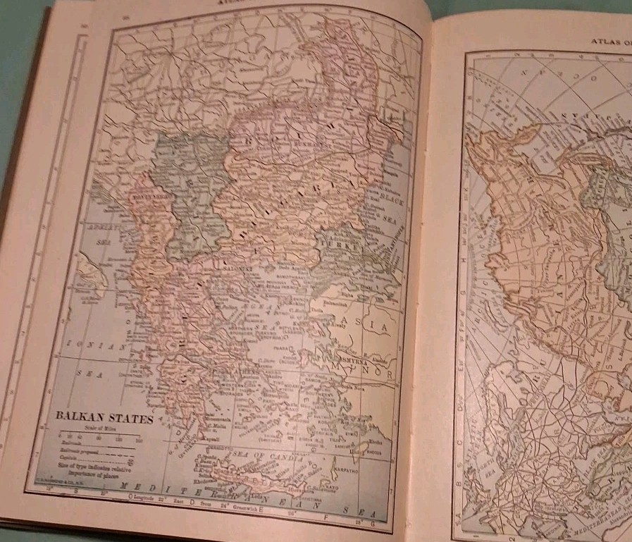 History for Ready Reference World Atlas and The Great War 1910s