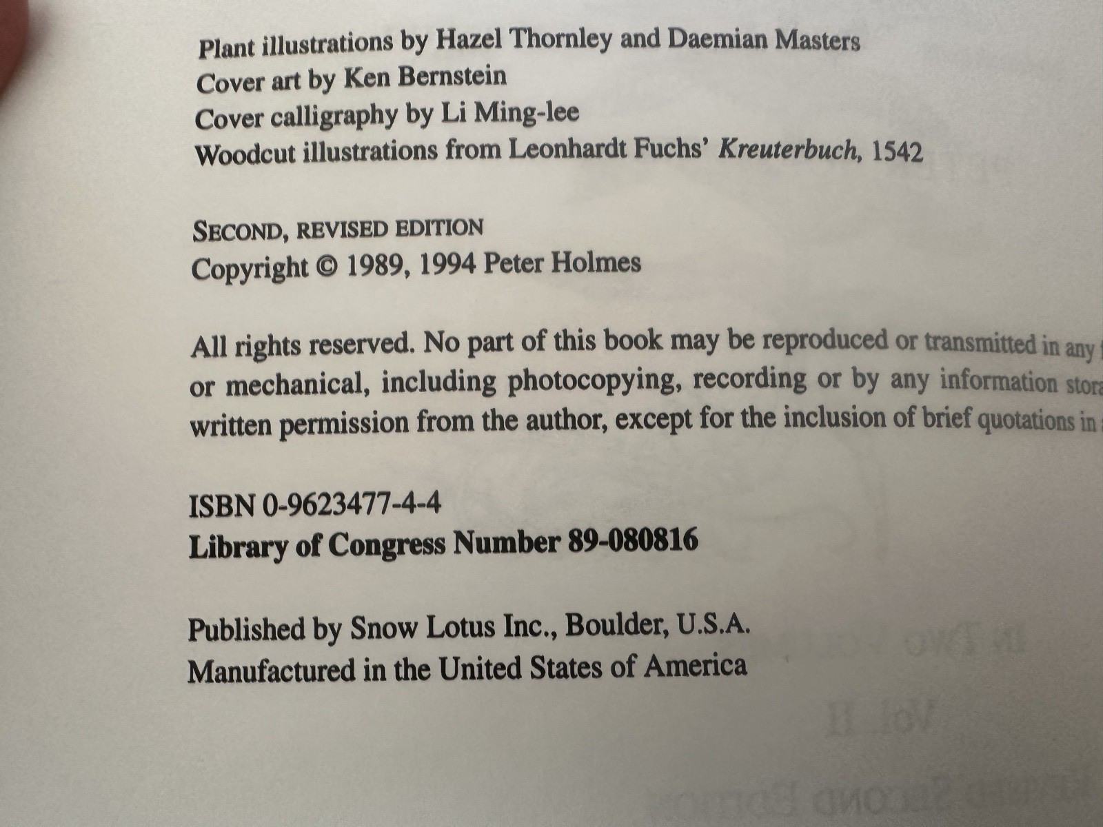 Energetics of Western Herbs Vol I II 1 2 Holmes PB set 2nd ed herbs homeopathic