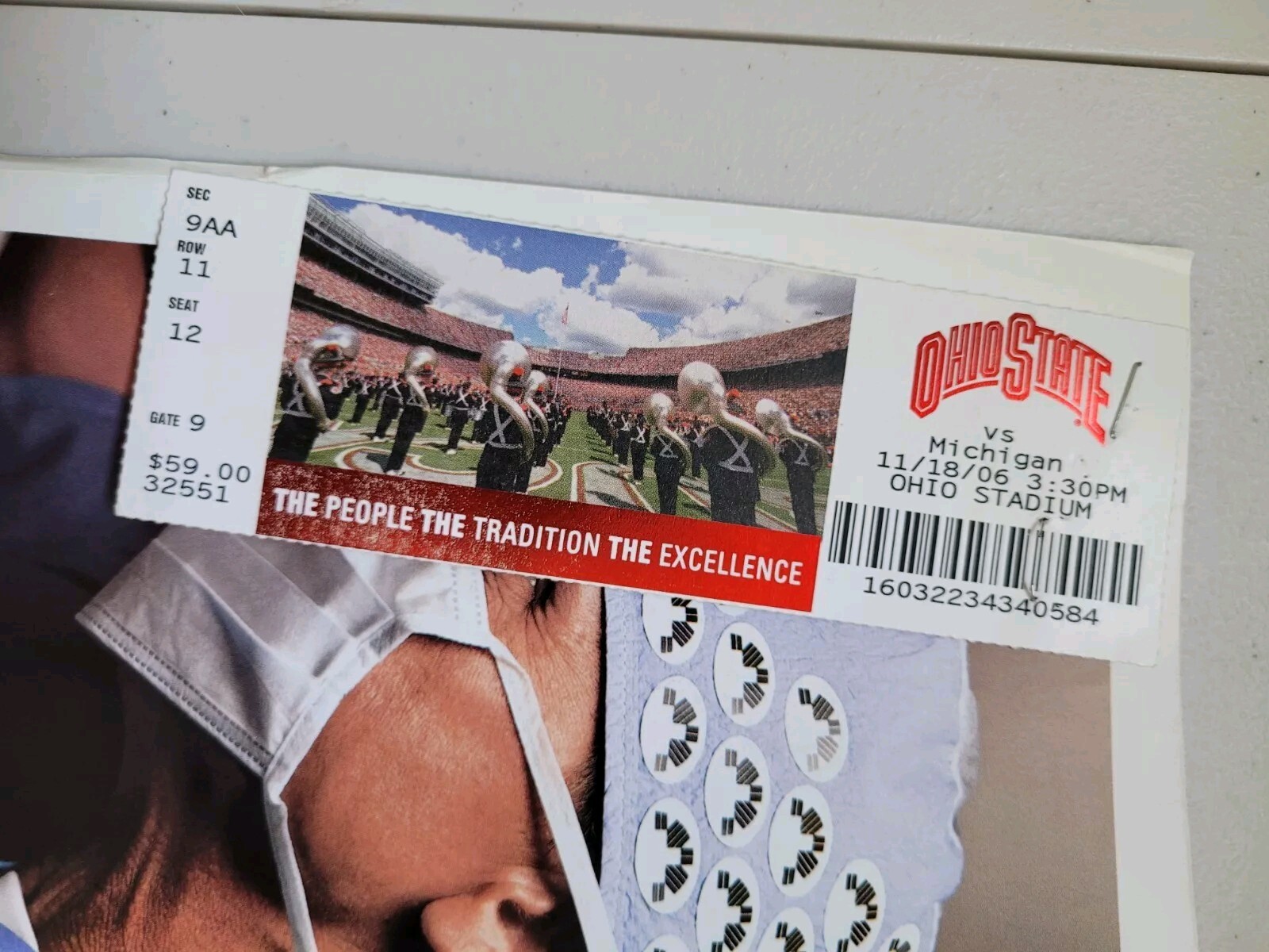 Ohio State Buckeyes Football Book Lot of 10 Incl. 2006 UM Game Program + Ticket
