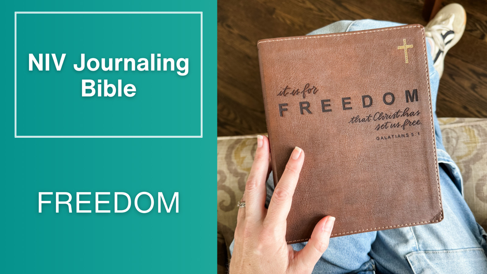NIV Journaling Bible – FREEDOM – Christ Has Set Us Free – Custom Name
