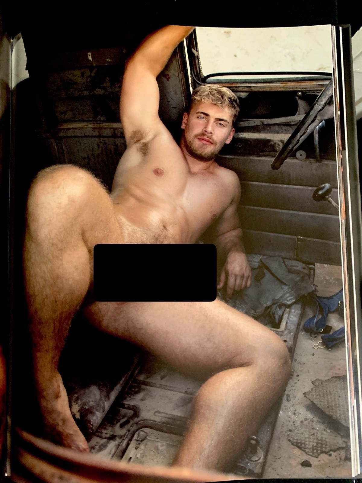 GARAGE BDE VIRILE GIRTH 13 LONG BULGE UNCUT ERECT SWEAT JOCK MUSCLE Paul Freeman