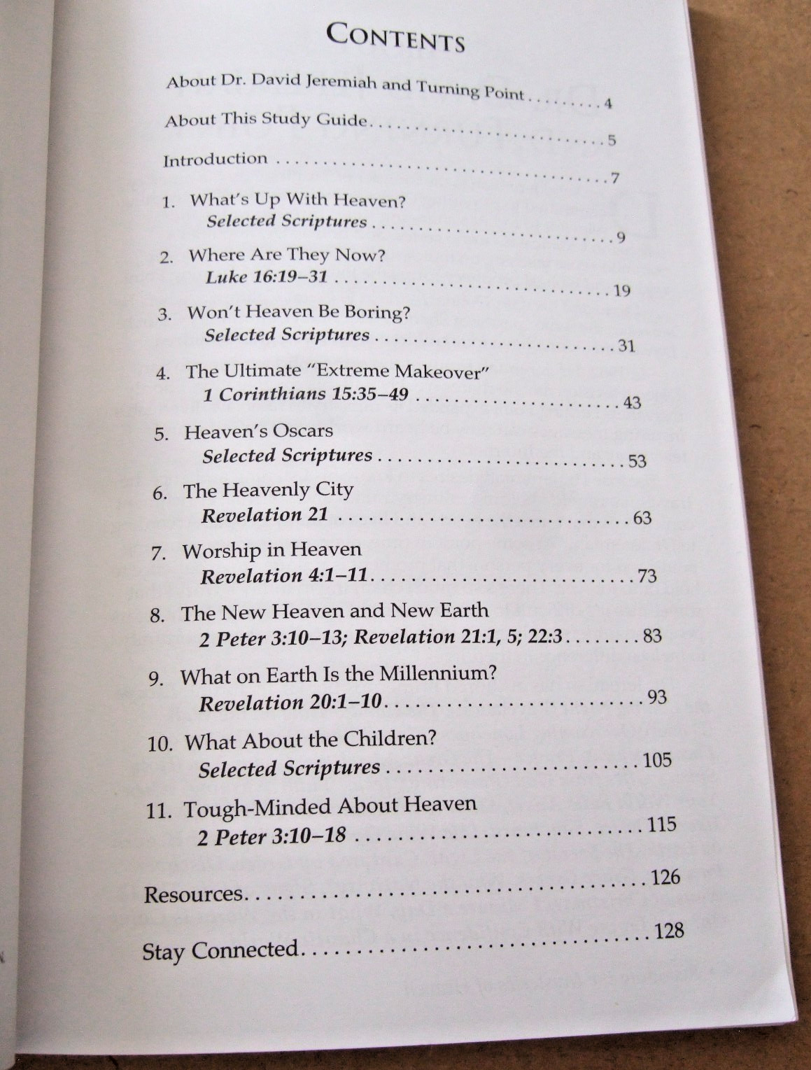 CHOICE OF 3 DR. DAVID JEREMIAH STUDY GUIDES REVEALING THE MYSTERIES OF HEAVEN