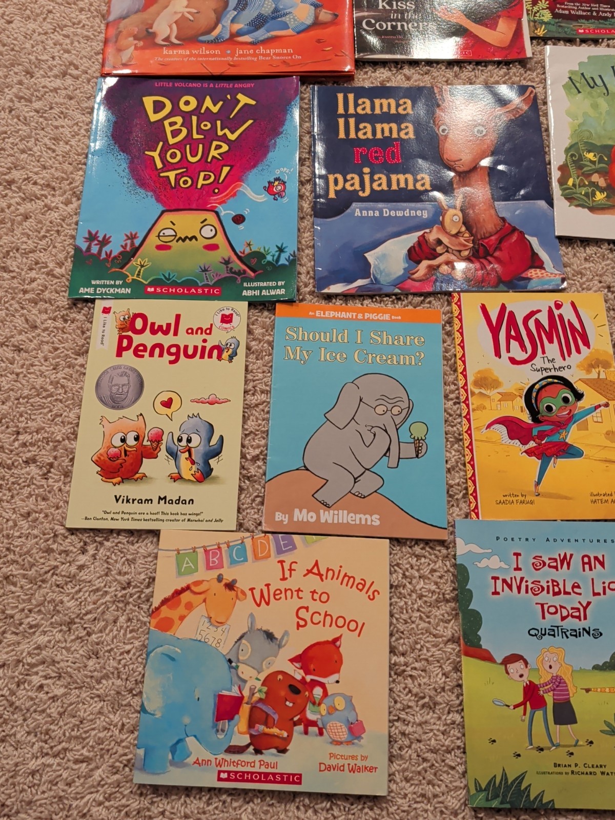 Lot of 17 Children Books – Includes Pizza & Taco, Elephant & Piggie, N More