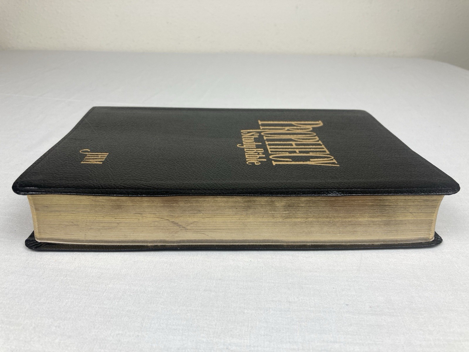 PROPHECY STUDY HOLY BIBLE NKJV JOHN HAGEE BONDED LEATHER GILT EDGING 1997 VGC!