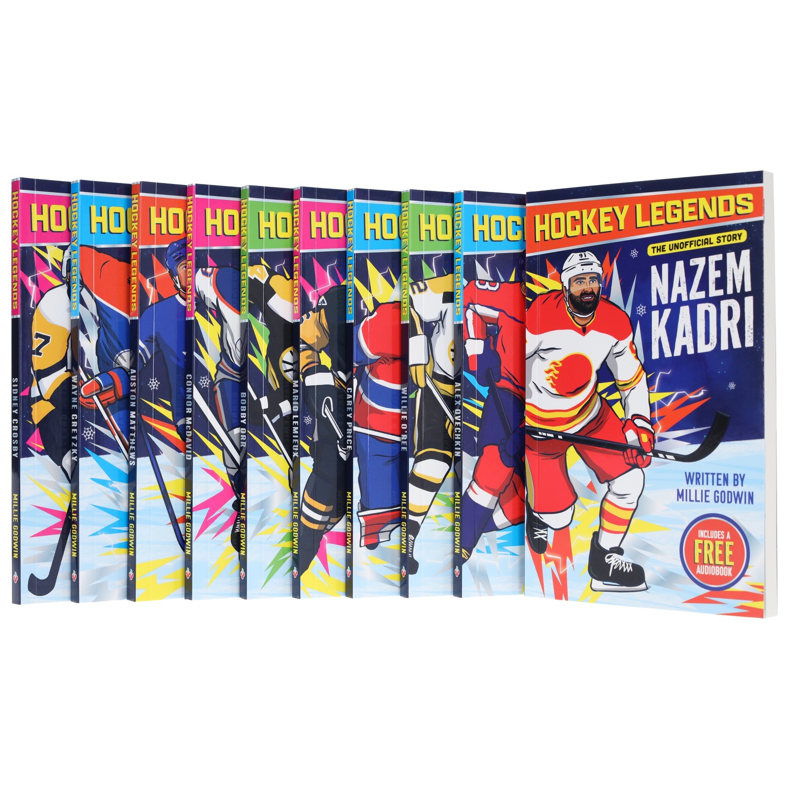 The Hockey Legends by Millie Godwin 10 Books Collection Box Set – Ages 7-9 – PB