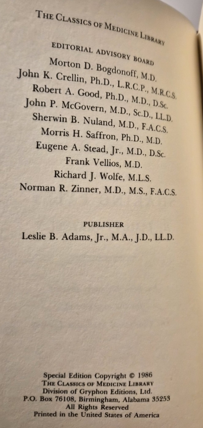 An Essay on the Shaking Palsy: J. Parkinson Special Ed/Like New (see photos:)