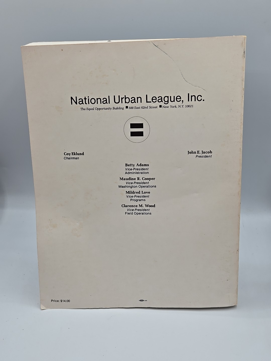 THE STATE OF BLACK AMERICA 1983: By National Urban League PB 390 Pages VHTF