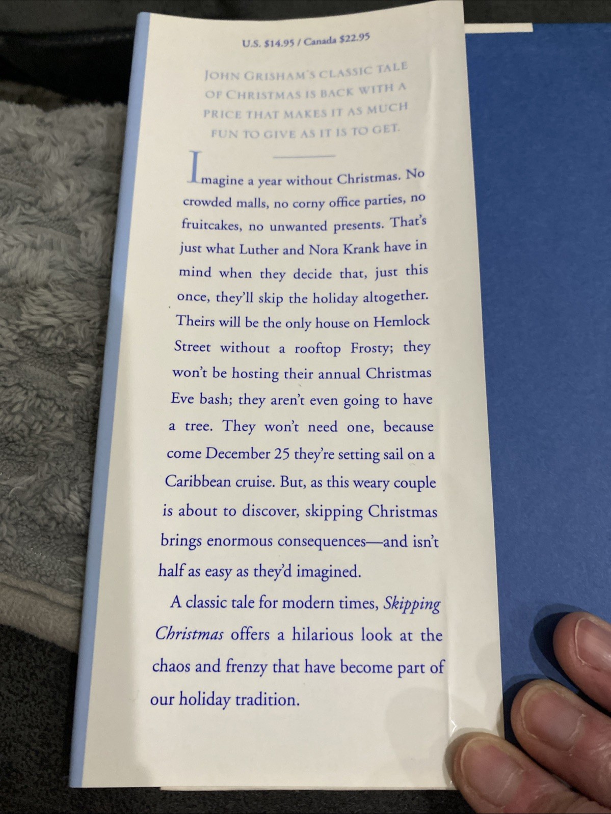Skipping Christmas Written By John Grisham 177 Pages Hardcover