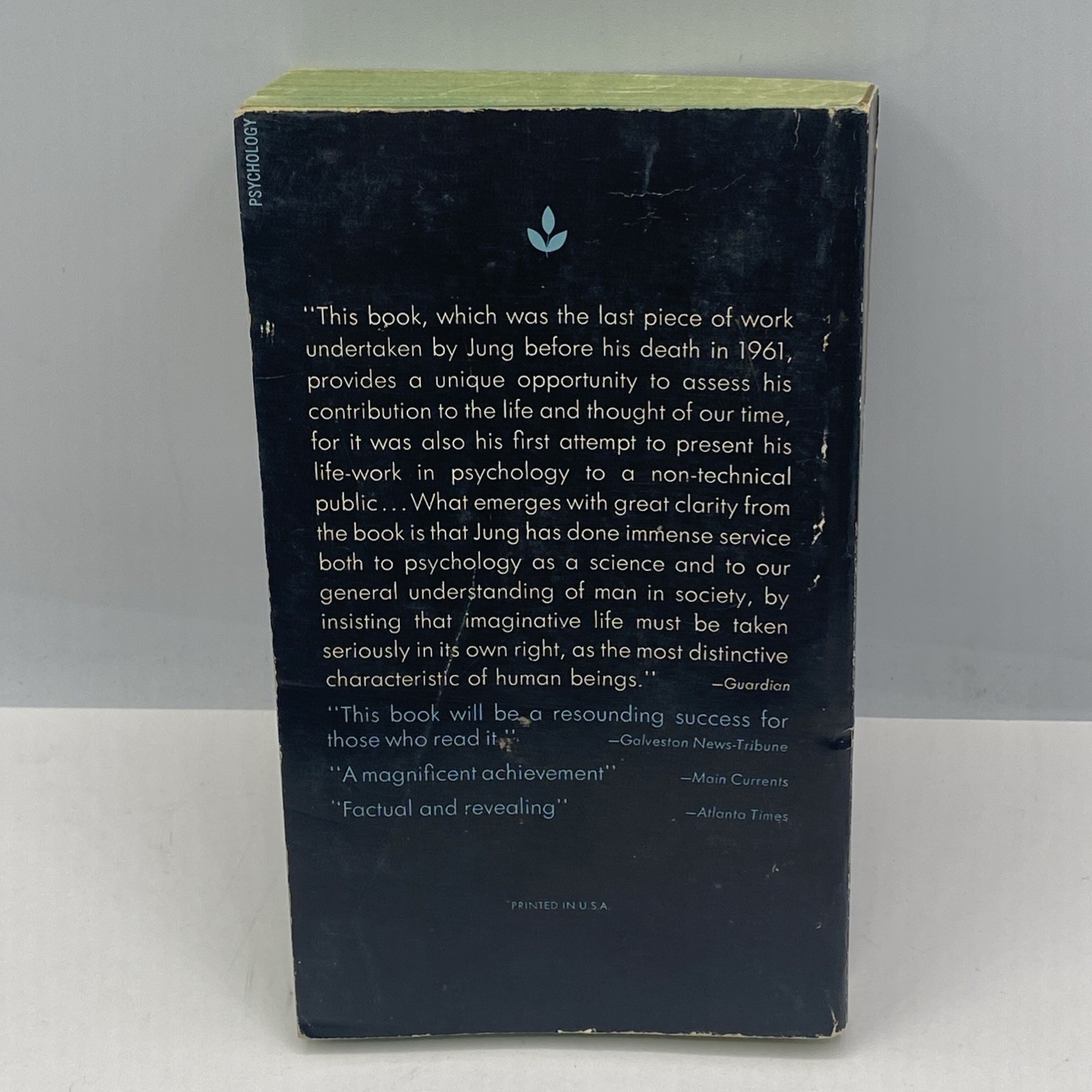 Vintage 1968 Man And His Symbols Carl G. Jung Paperback Book Dell Illustrated
