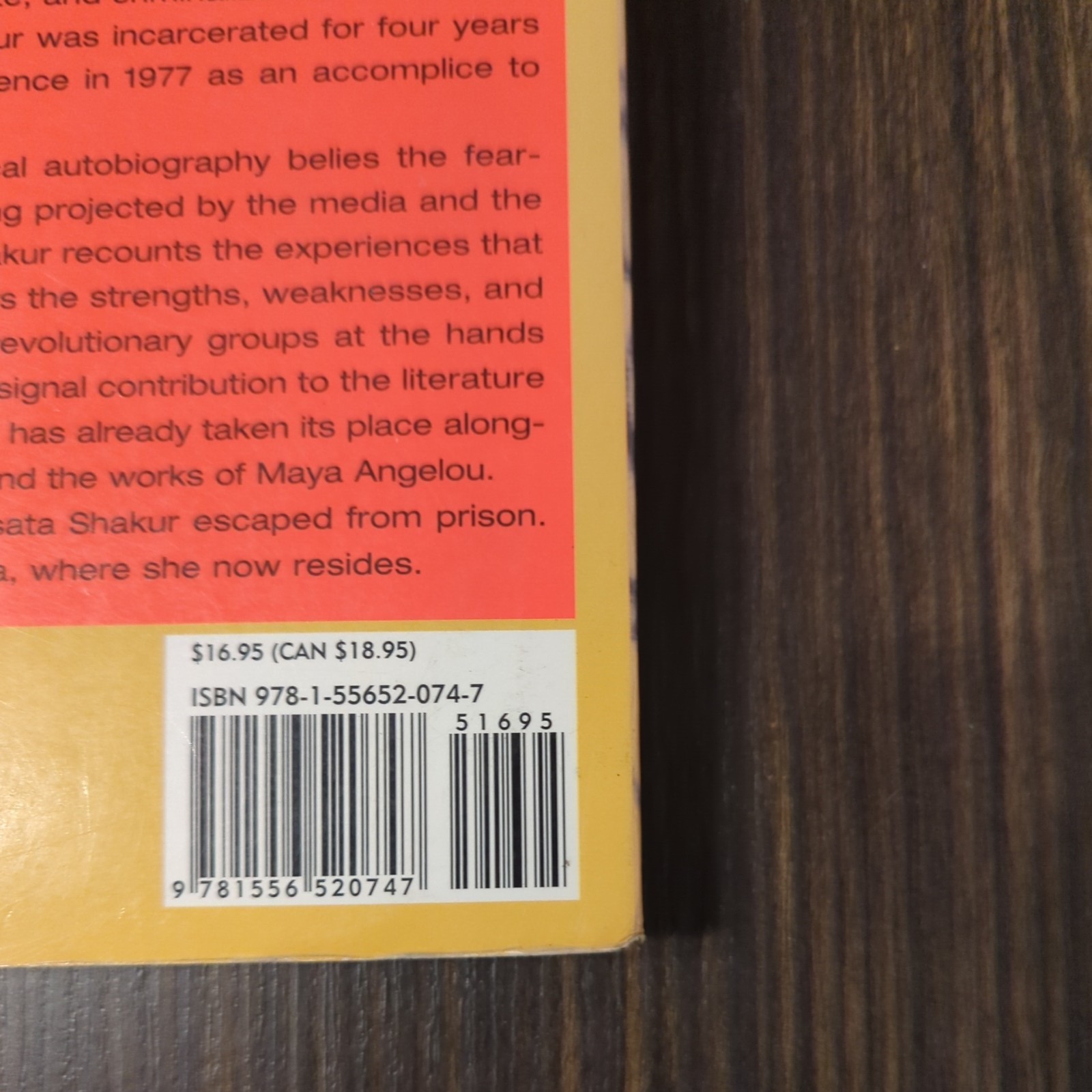 Assata : An Autobiography Paperback Assata Shakur