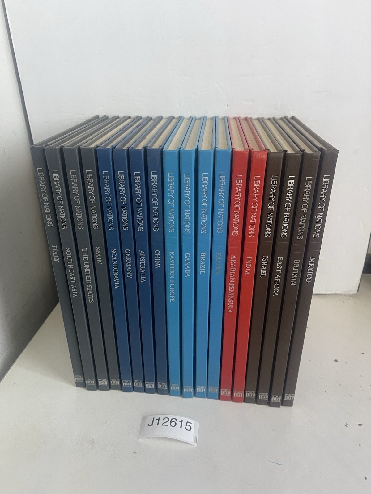 Time Life LIBRARY OF NATIONS 18 Volumes Books Lot History Hardcover 1986 VTG