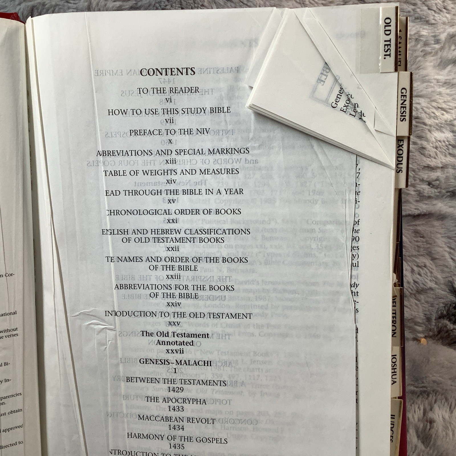 NIV Ryrie Study Bible 1994 Hardcover Text 1984 FREE SHIPPING