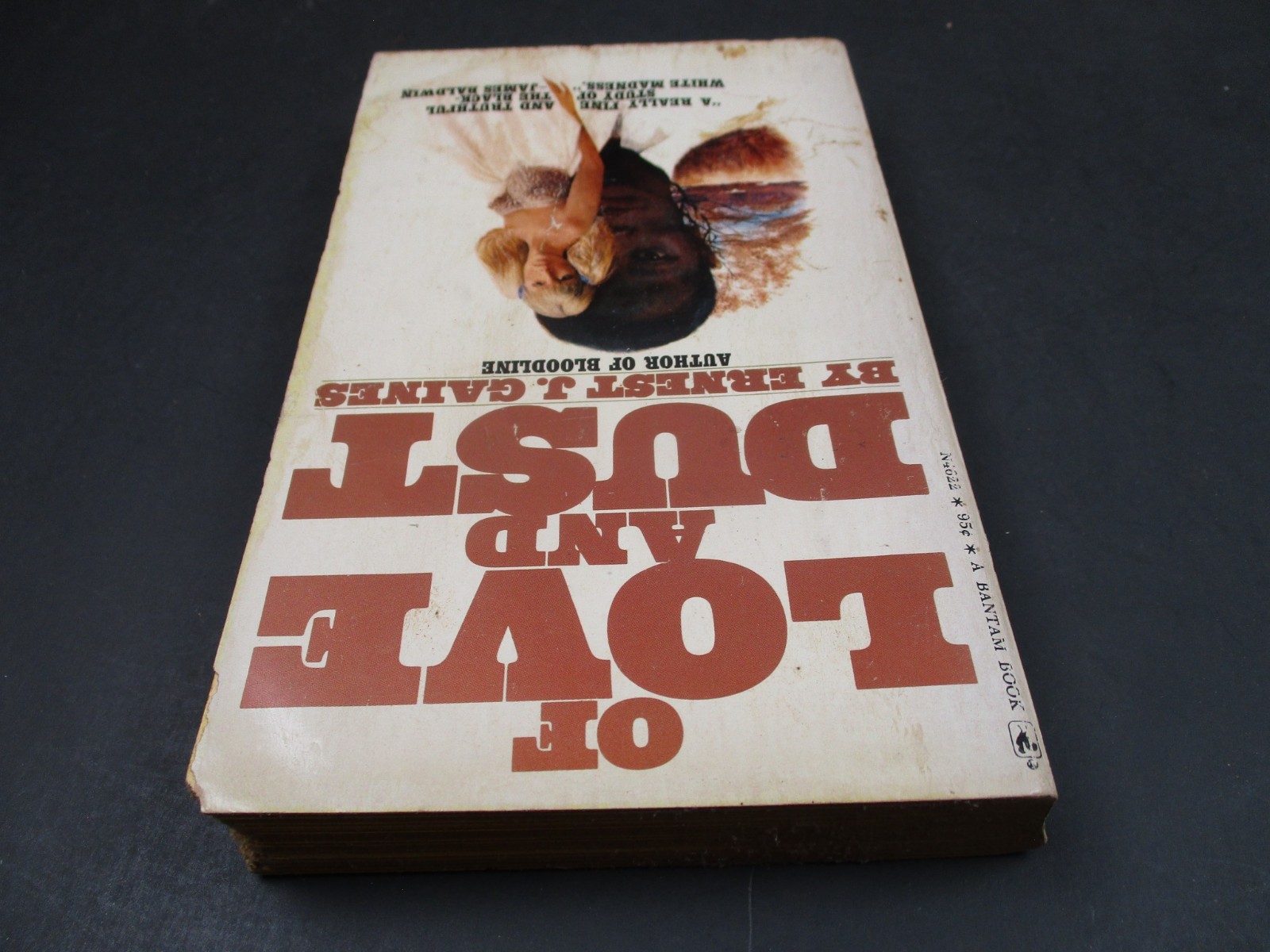 OF LOVE AND DUST by Ernest J. Gaines Bantam Book 1969 Paperback PB-N4622 SLEAZE