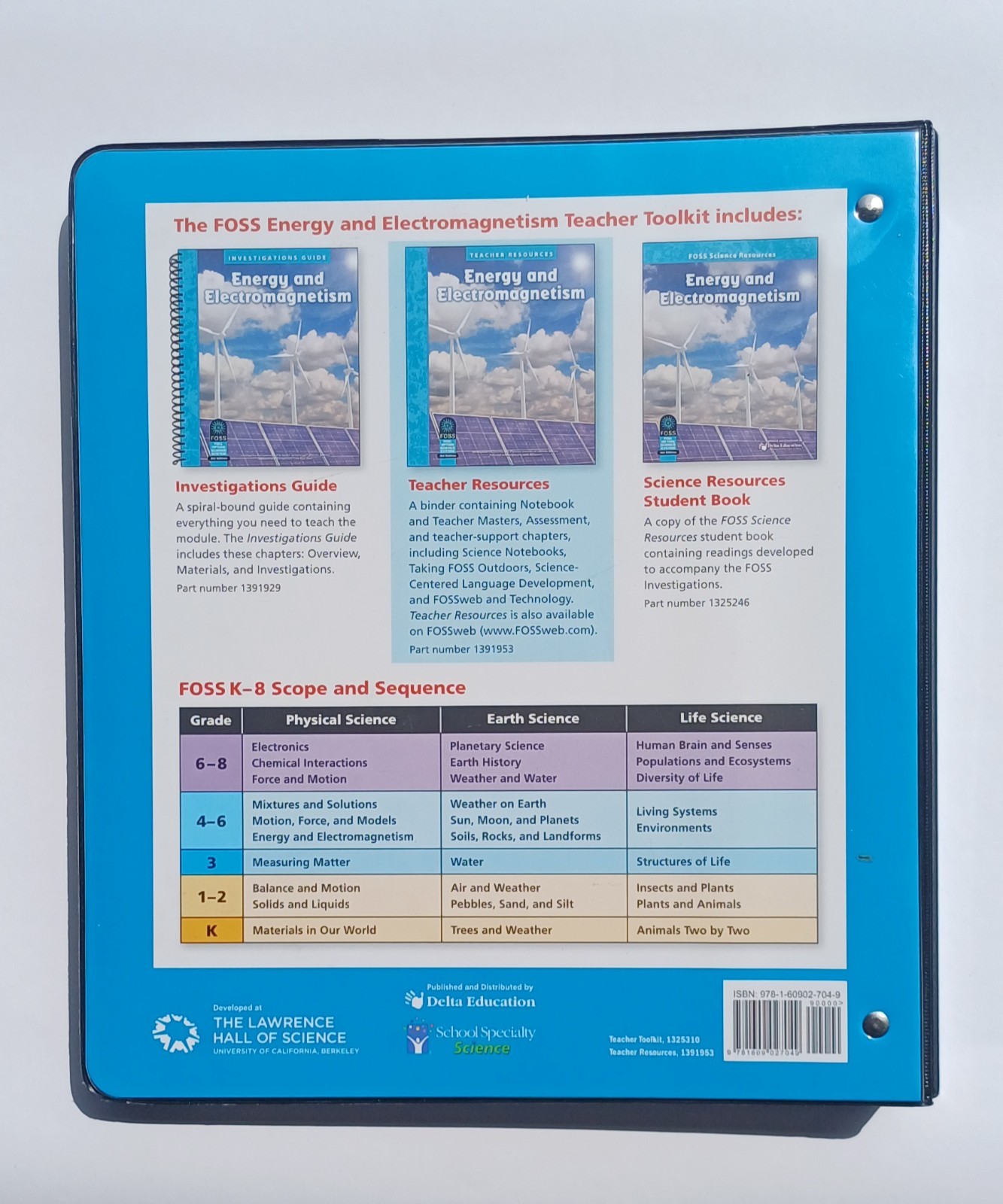FOSS Energy and Electromagnetism Teacher Resources Guide Science Homeschool