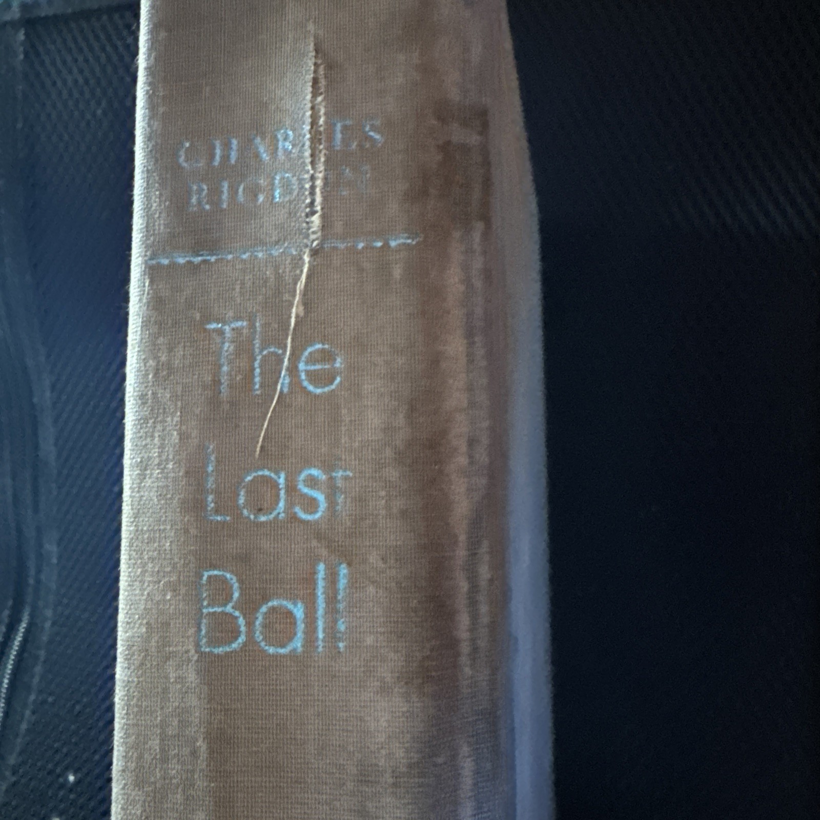 The Last Ball by Rigdon, Charles 1972 Vintage Hardcover