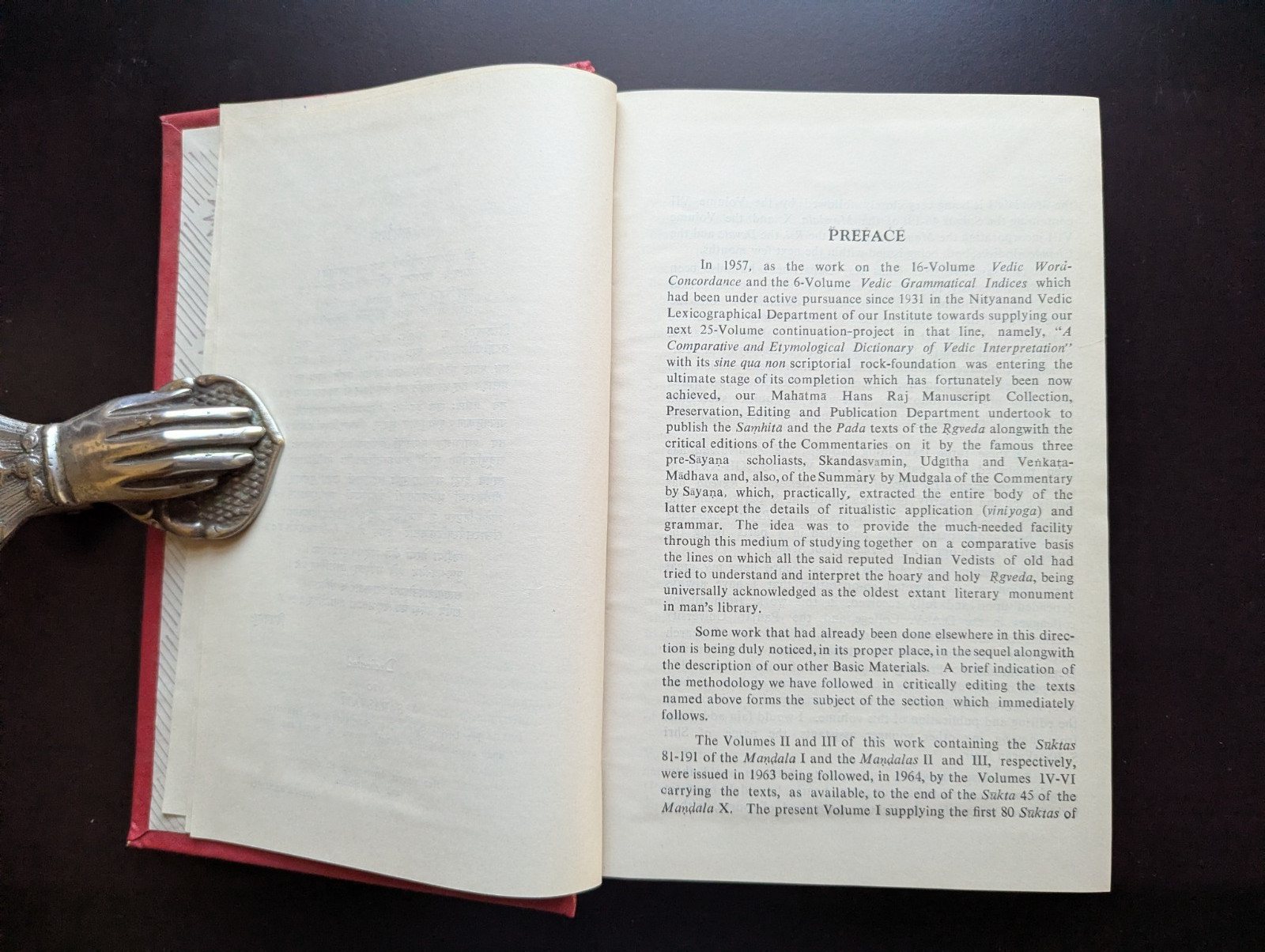 Rare Rgveda With Commentaries Vishva Bandhu 1965 Sanskrit 7 Of 8V Vedic Lot