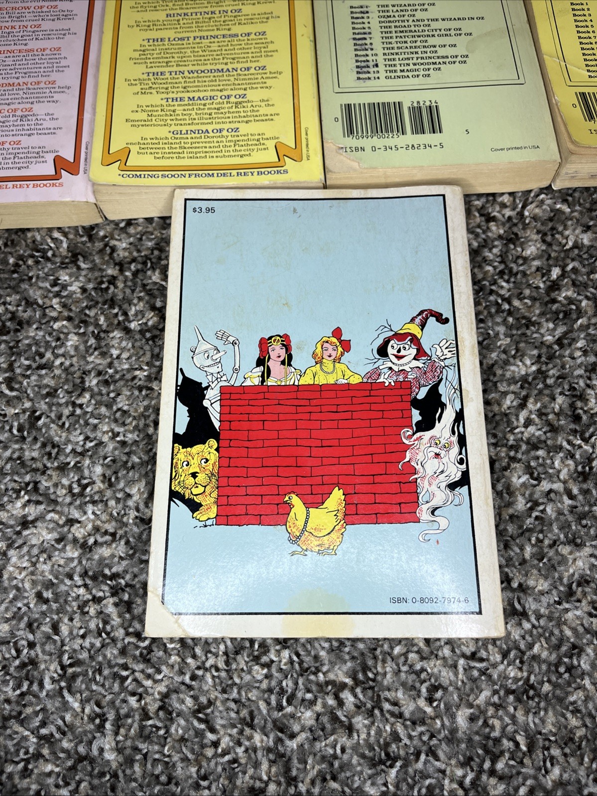 Lot of 9 The Land of Oz Paperback Books L. Frank Baum (3 & 6 – 13).