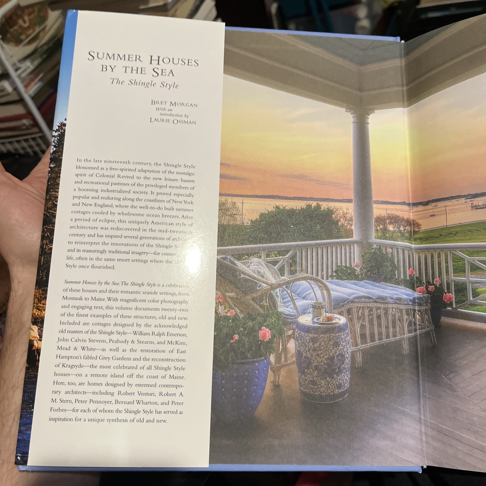 SUMMER HOUSES BY THE SEA: THE SHINGLE STYLE By Bret Morgan – Hardcover EXCELLENT
