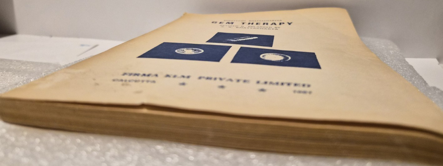 GEM THERAPY: B. Bhattacharyya Revised/1981/Rare/Good (see photos)