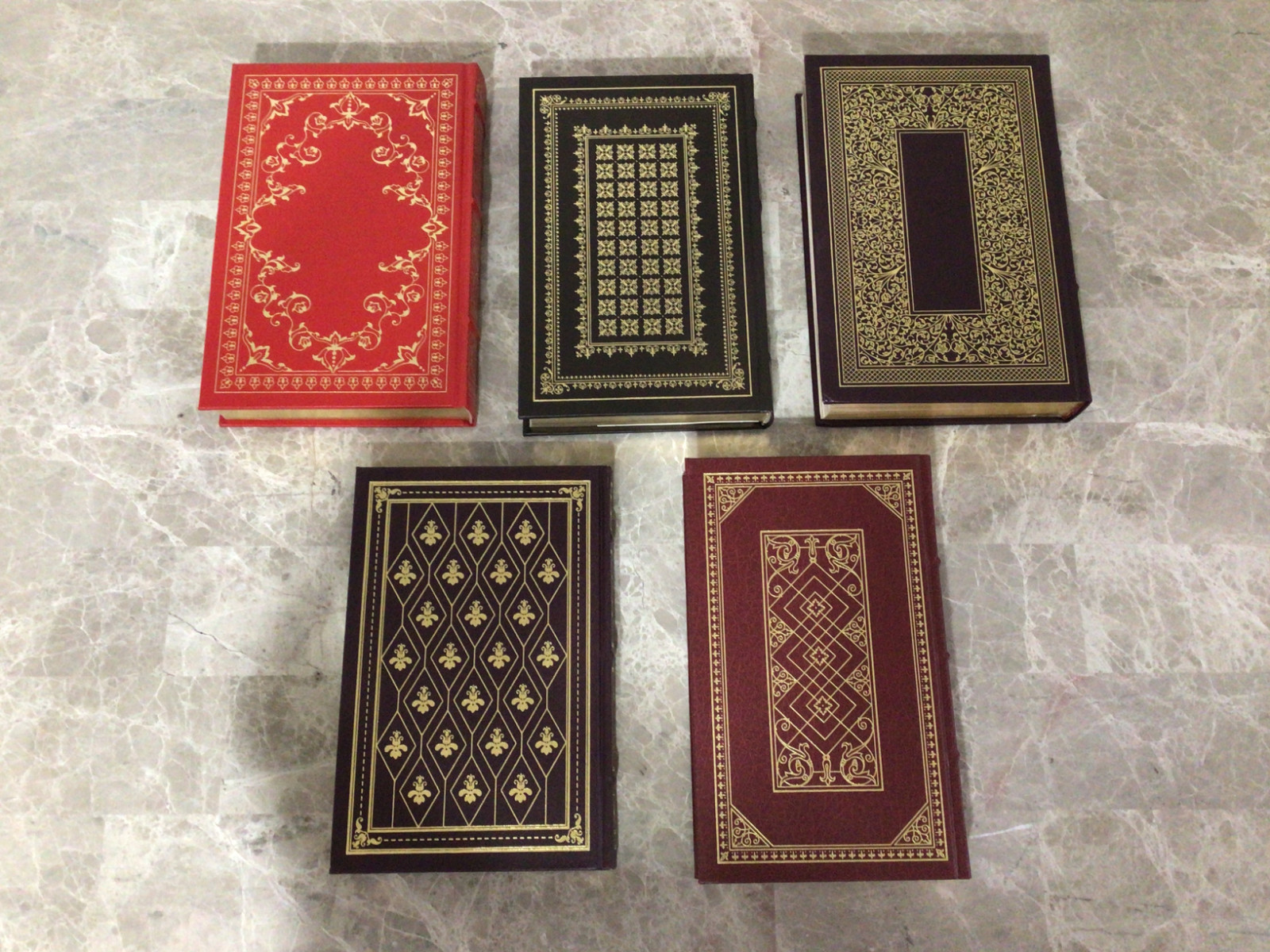 Lot of 10 The Franklin Library Leather Hardcover Books UNREAD Gilded Edges