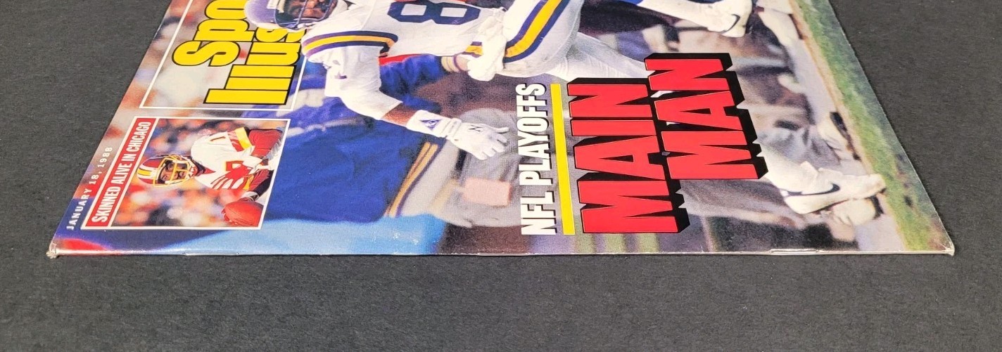 NEWSSTAND 1988 Sports Illustrated Minnesota VIKINGS Redskins SOONERS EX