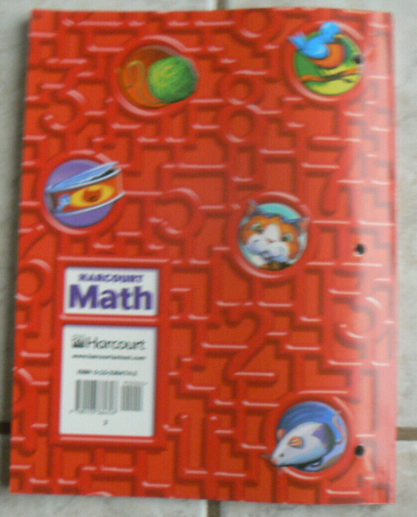Harcourt MATH, gr. 2 / 2nd BRAND NEW Practice Workbook 164-pages
