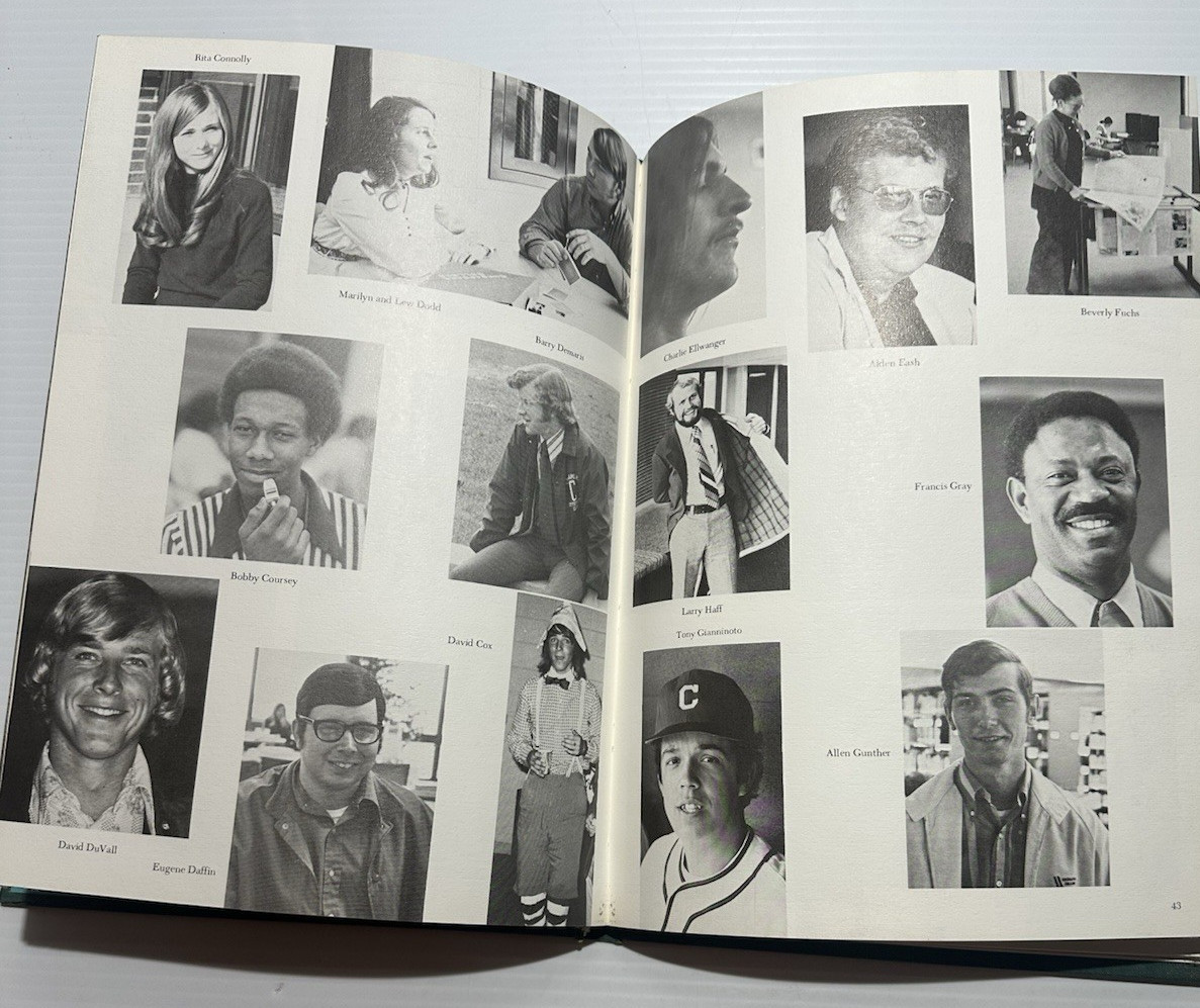 4 early Chesapeake College Yearbooks Wye Mills, Maryland Skipjacks 1972 73 74 75