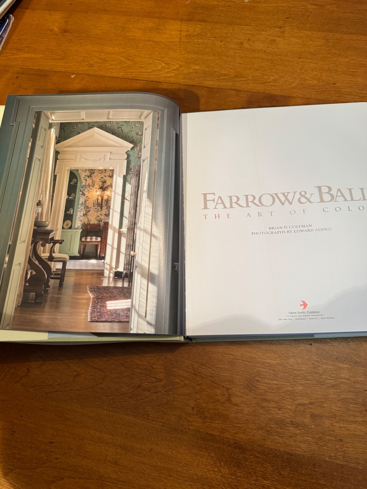 Farrow & Ball The Art of Color Brian D. Coleman Hardcover Large 12.25″x10 2007