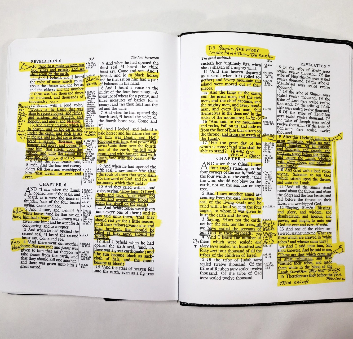 Kenneth Copeland Personal Notes New Testament KJV Study Bible Center Column