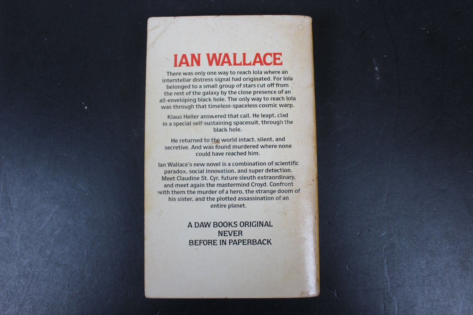 Heller’s Leap Ian Wallace 1979 First Printing Science Fiction DAW Books PB SF
