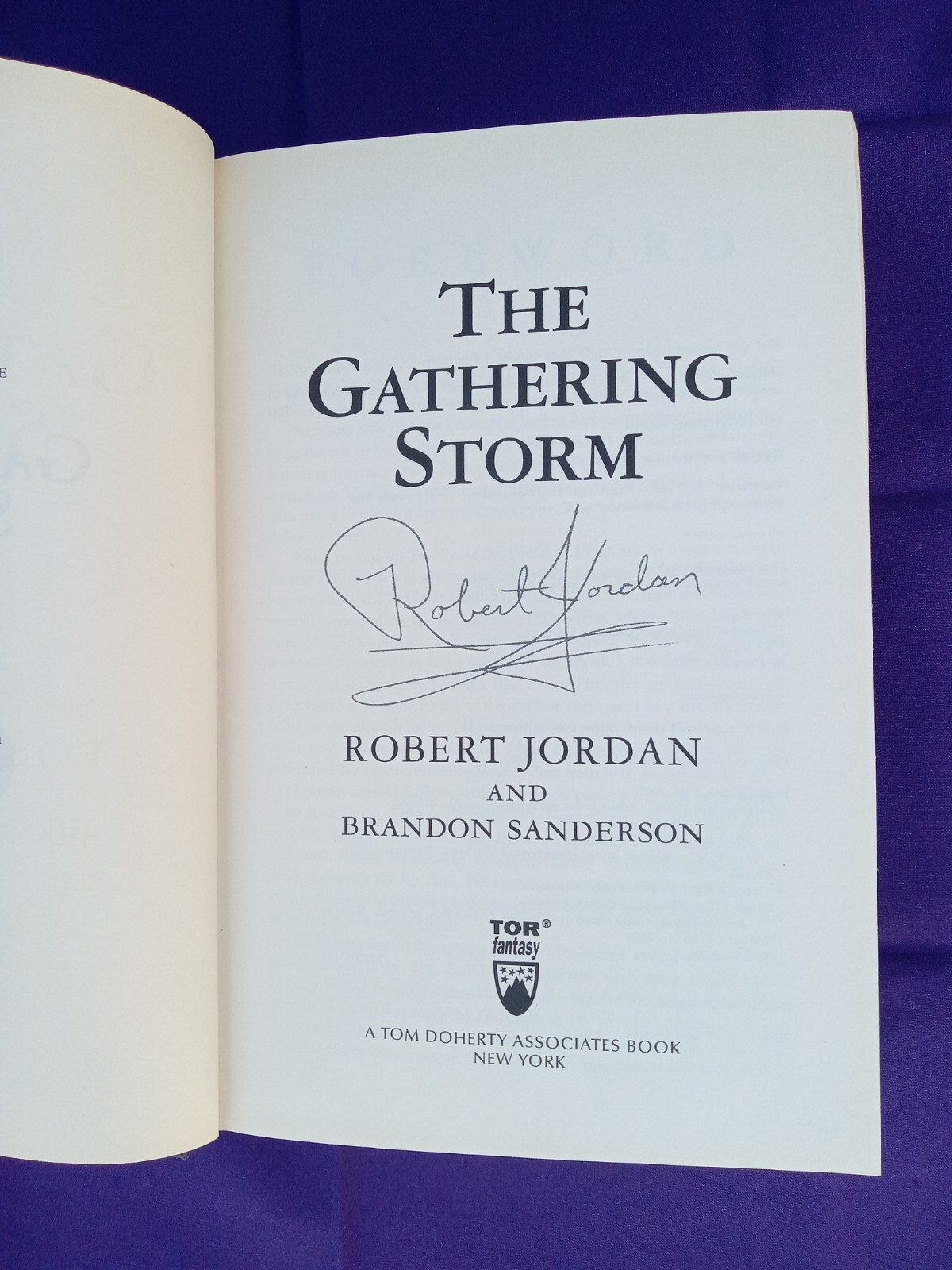 Wheel of Time Ser.: The Gathering Storm Book Twelve of the Wheel of Time Signed