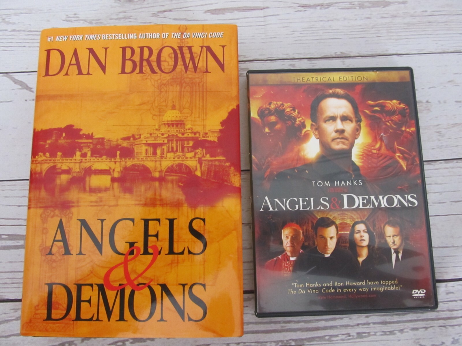Dan Brown Robert Langdon Series Lot 4 Books Da Vinci Code Hardcover With DVD’s