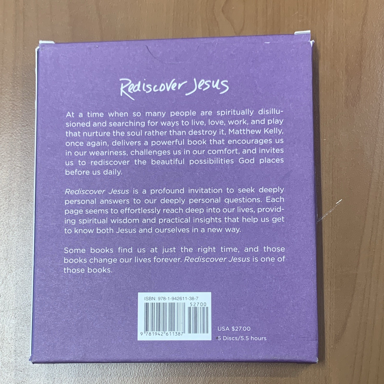 Matthew Kelly Rediscover Jesus: An Invitation Hardcover Religion Spirituality