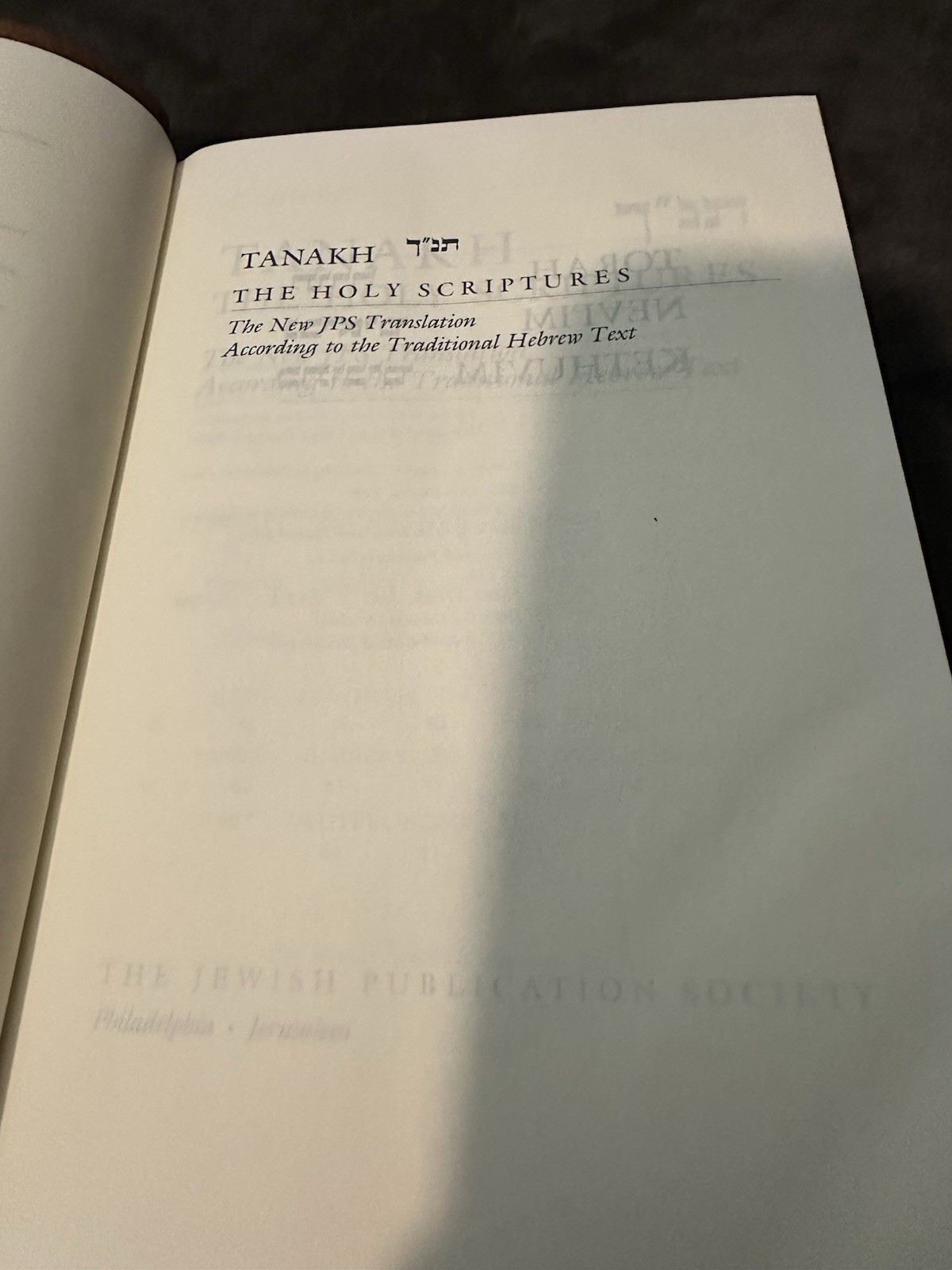 tanakh the holy scriptures Traditional Text Genuine Leather Hebrew Israel