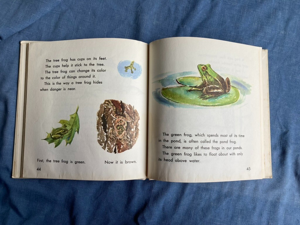 WHAT IS A FROG Gene Darby John Hawkinson 1957 WHAT IS IT SERIES 3rd Grade Level
