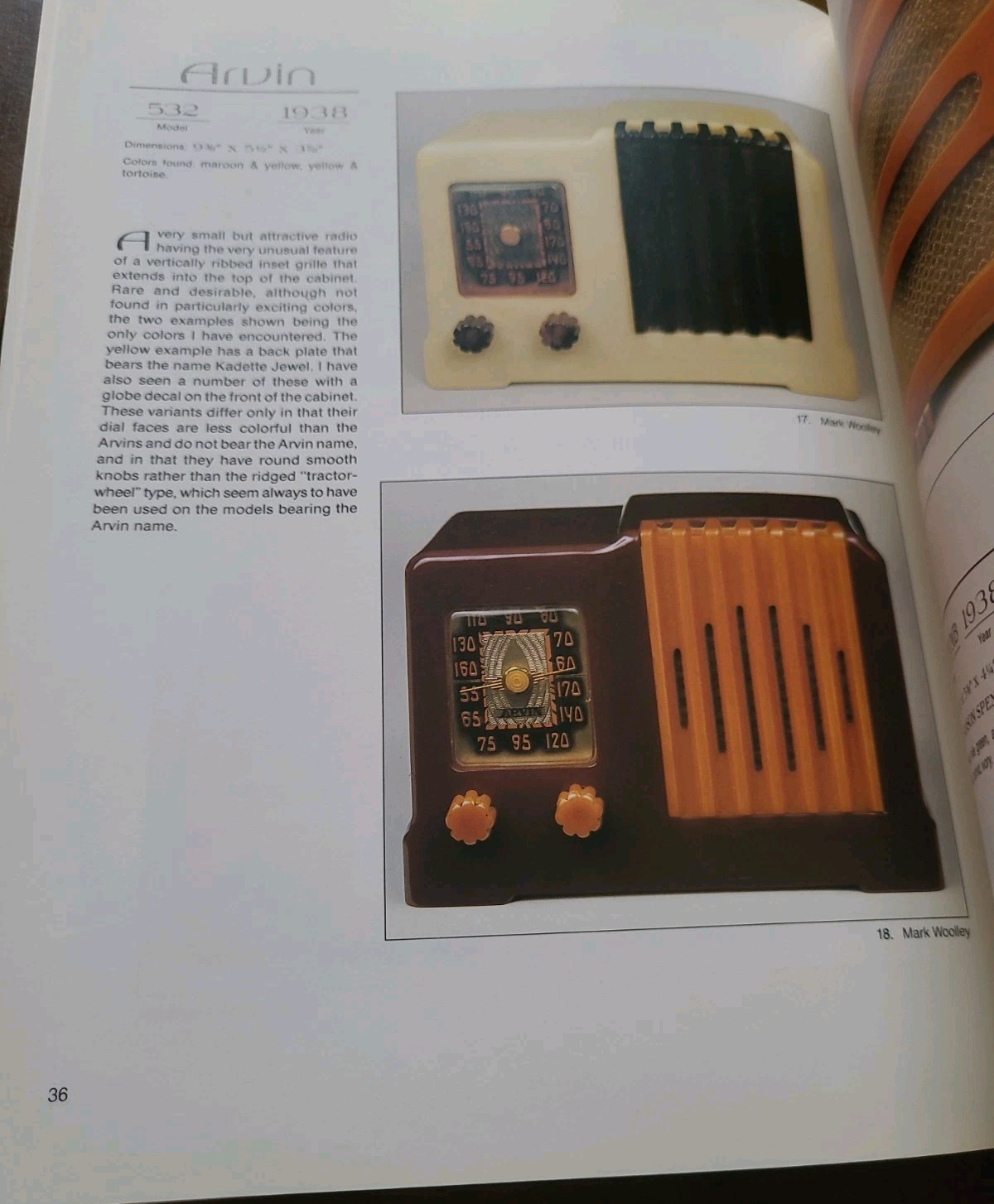 Classic Plastic Radios Of The 1930s & 1940s John Sideli 1990 First Edition SC