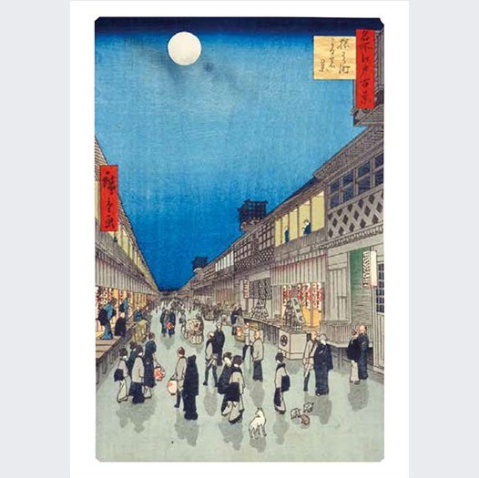 Hiroshige Postcard Book – One Hundred Famous Views of Edo (A6, 32 cards)