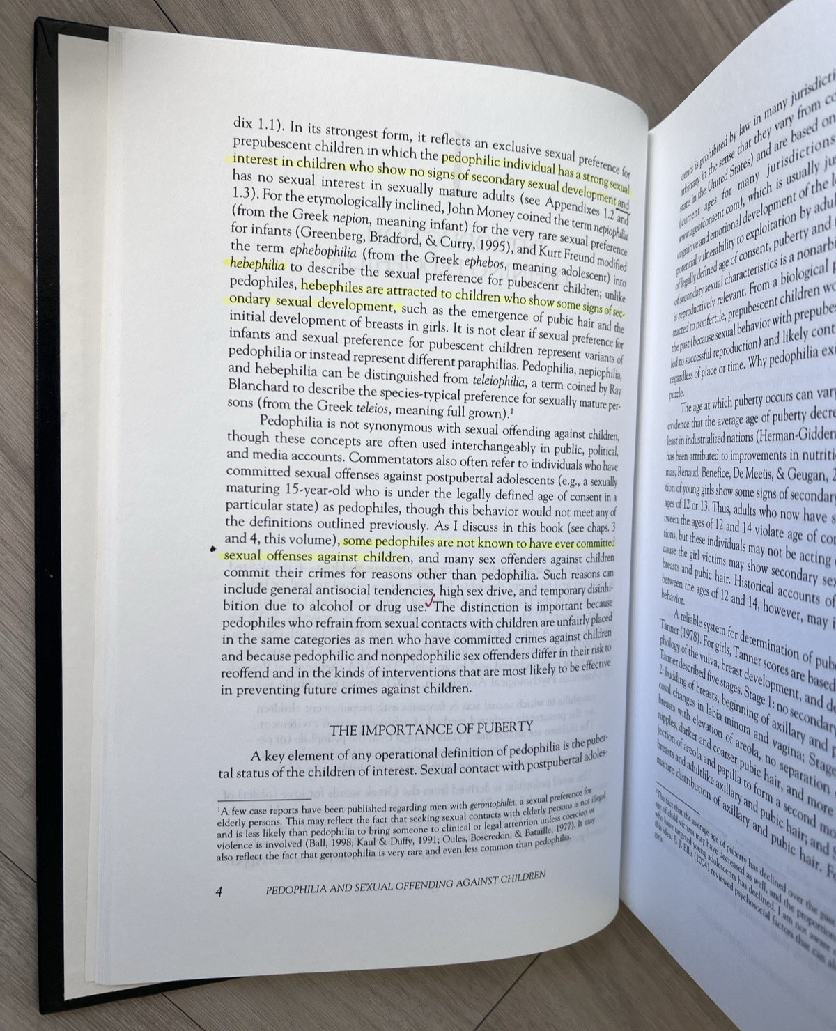 PEDOPHILIA and SEXUAL OFFENDING AGAINST CHILDREN 2008 Hardcover NO DUST JACKET