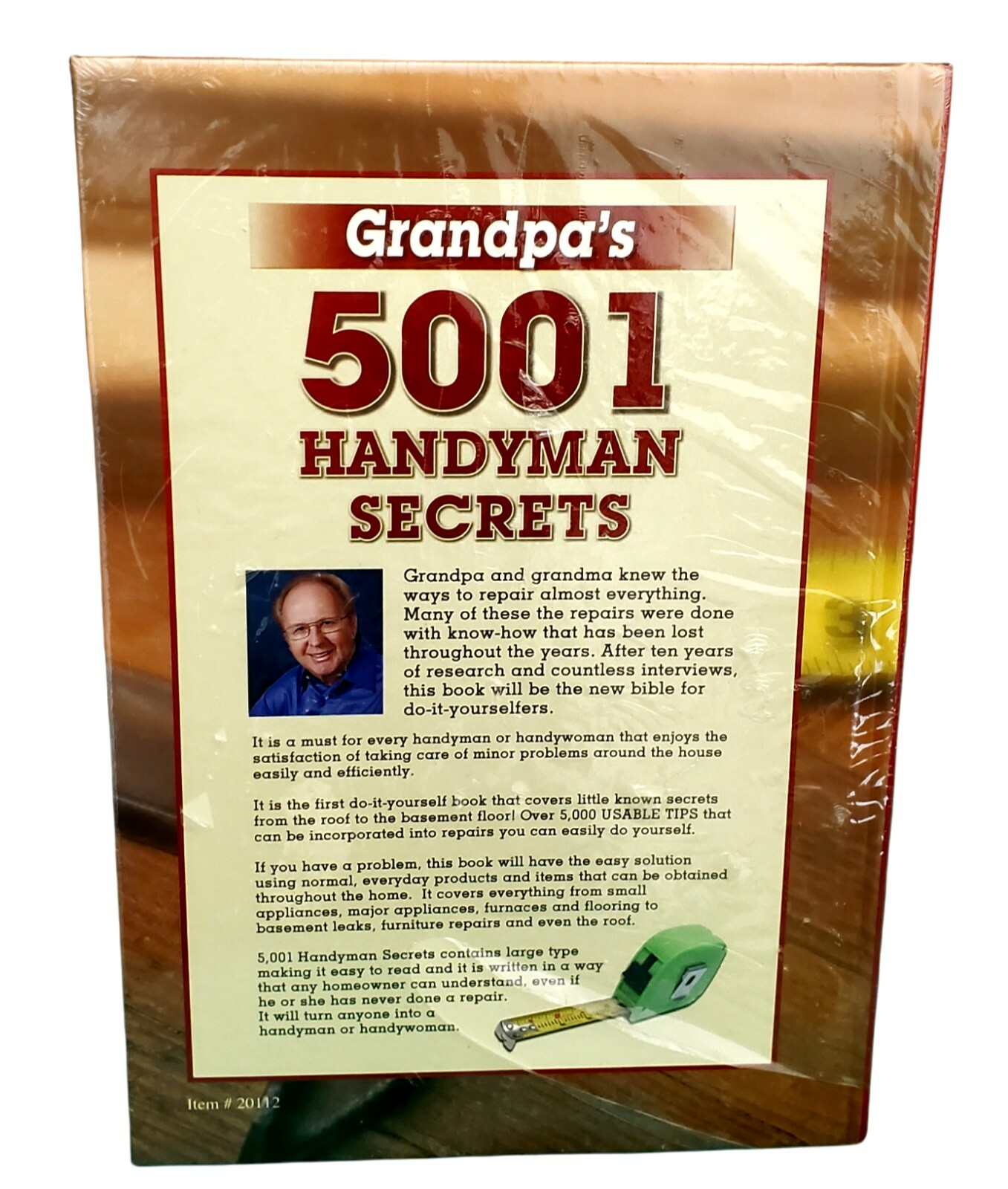 New Grandpa’s 5001 Handyman Secrets DIY Book Home Repairs Leaks Appliance Roof