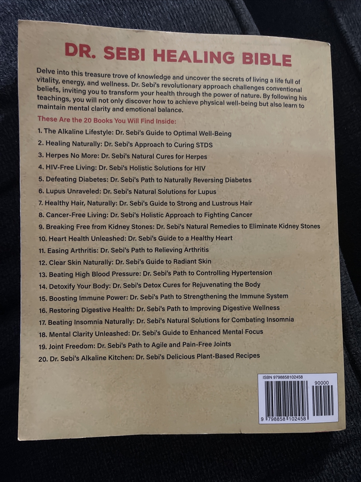 Dr. Sebi Healing Bible 20 in 1 Complete Guide 2023 Edition Kelly Outtara